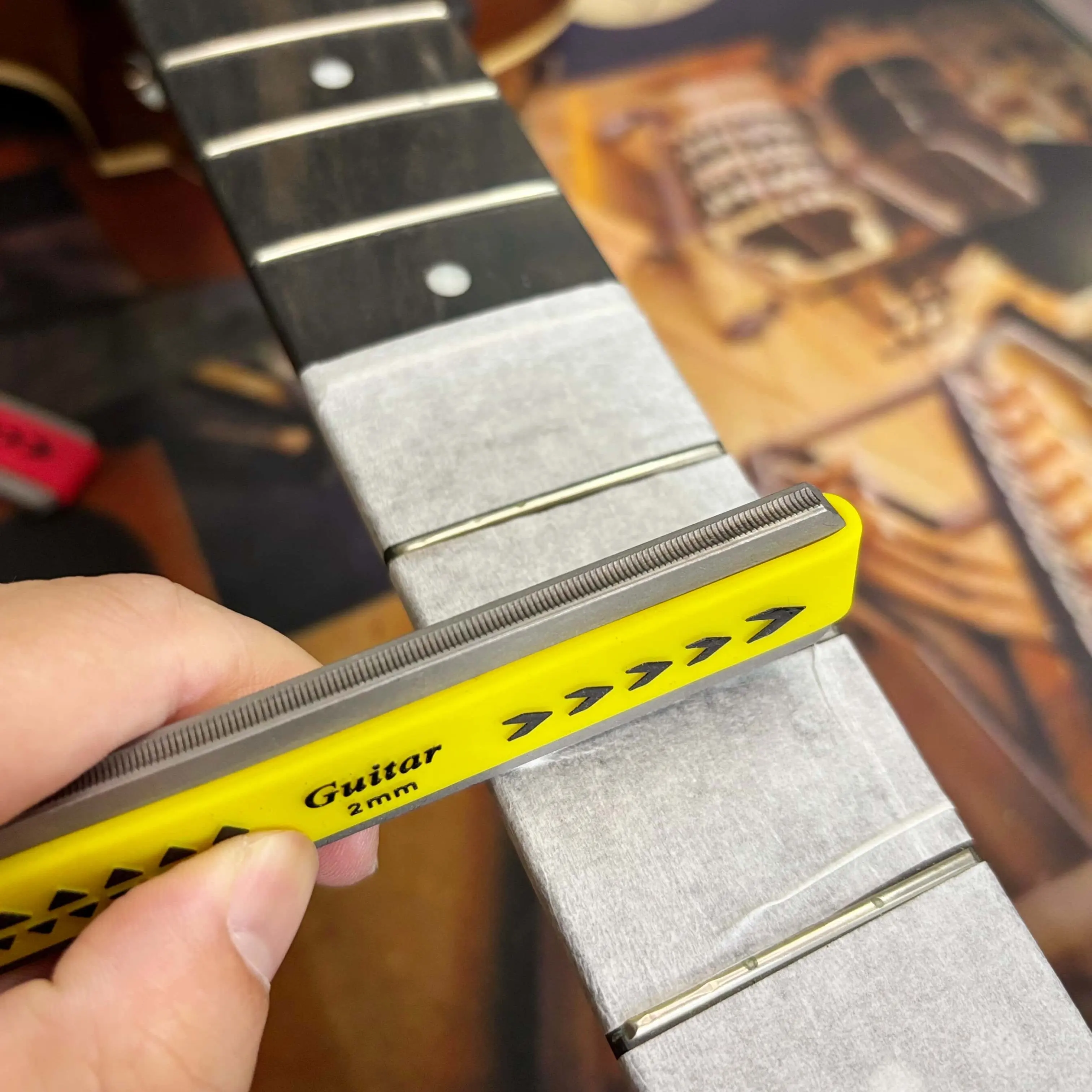 Musical Instrument Dulcimer - ギター ウクレレ 弦楽器 指板 フレット クラウニングファイル