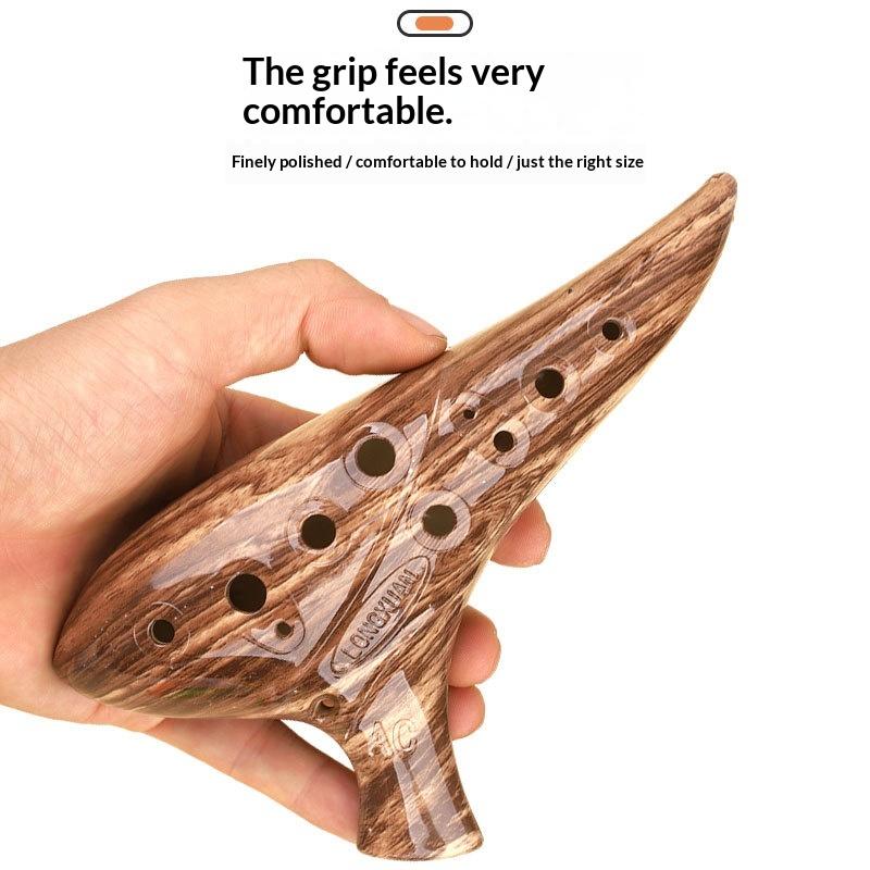 Musical Instrument Dulcimer - 新しい 12 穴オカリナ楽器オカリナアルト C トーンプロフェッショナル樹脂オカリナ楽器音楽愛好家初心者のための