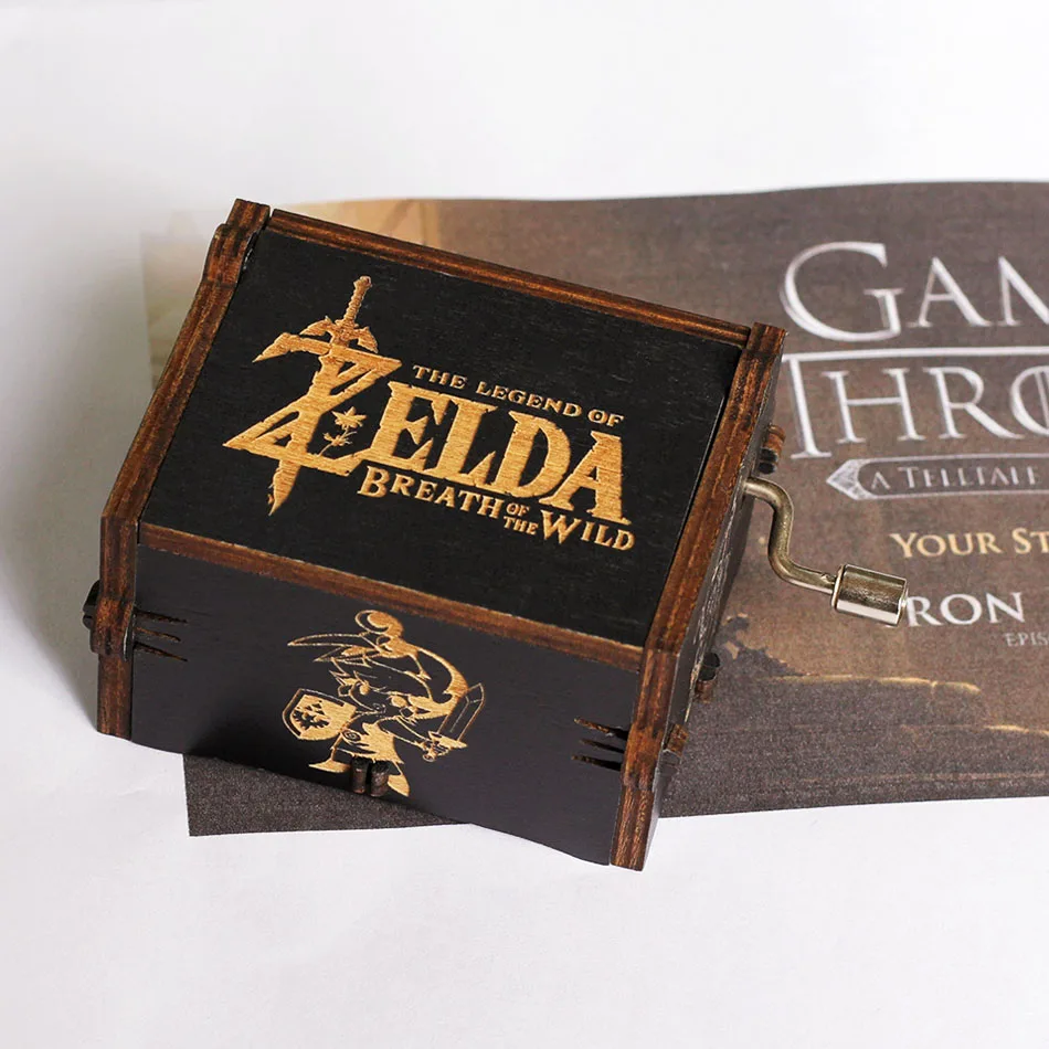 Musical Instrument Zelda - ==新アニメゼルダの伝説オルゴールDIYクリエイティブ木製高品質手回し式音楽コレクション趣味のおもちゃクリスマス