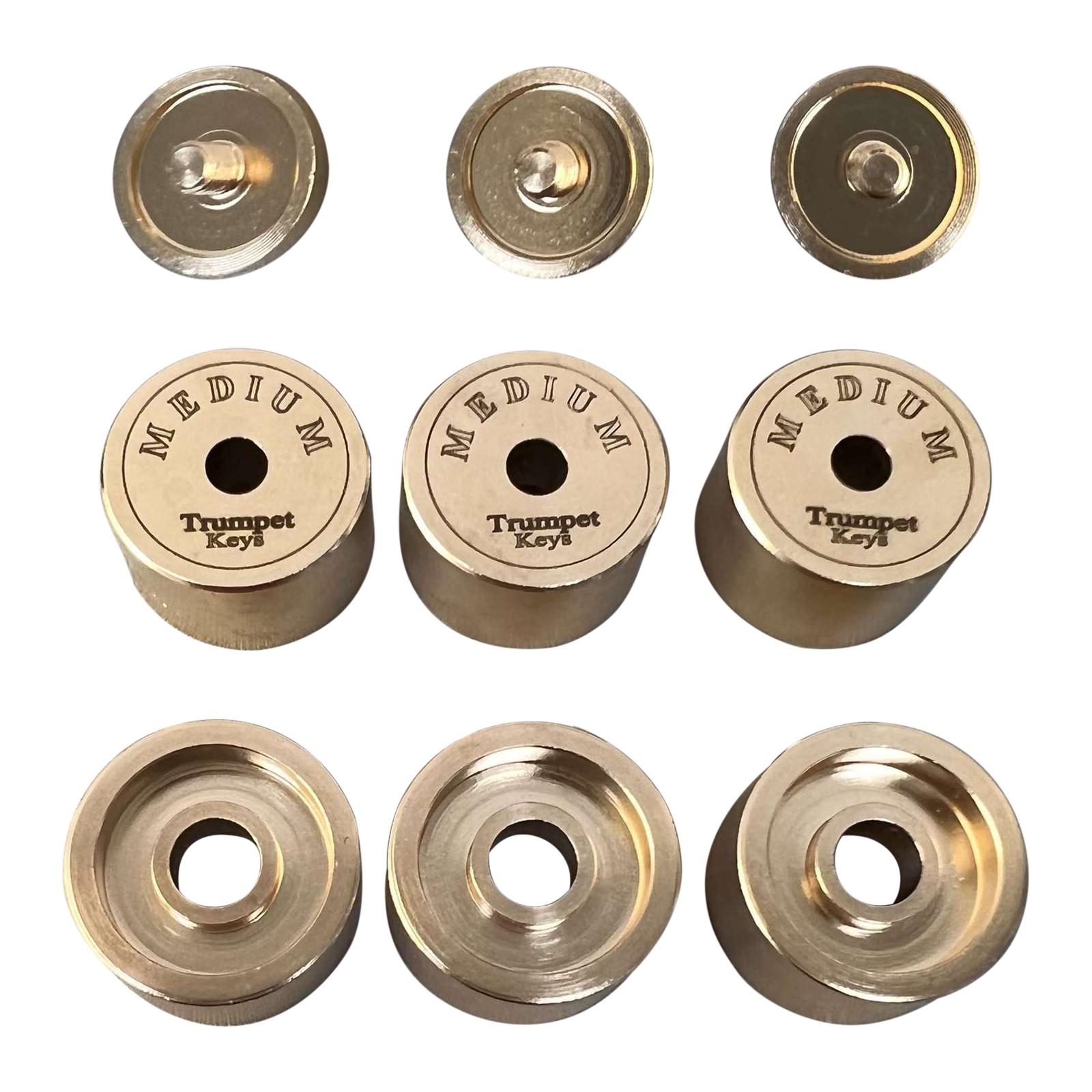 Musical Instrument Repairs - トランペットのバルブキャップ,インフレータブルピース,楽器,9個