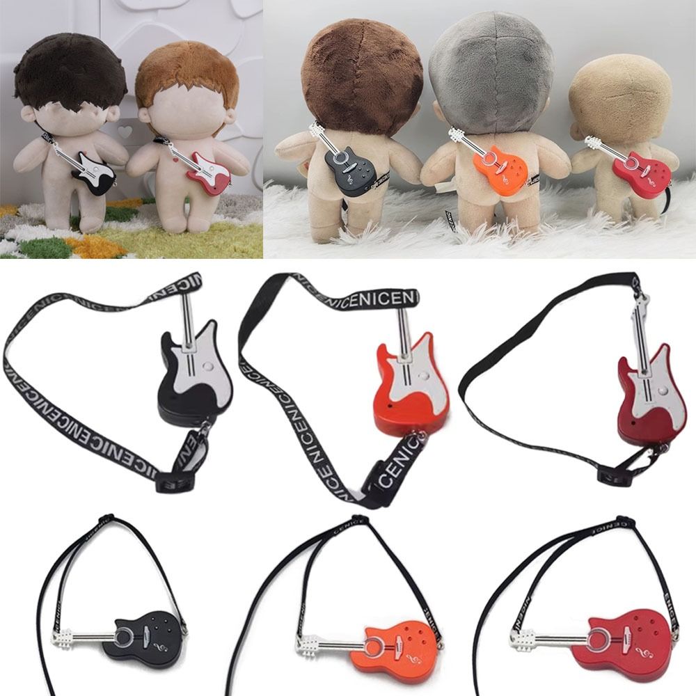 Musical Instrument Photo - さまざまな色のミニチュアエレキギター,人形,楽器,シーンモデル,写真アクセサリー,ミニアクセサリー,ギフト,15 cm, 20cm