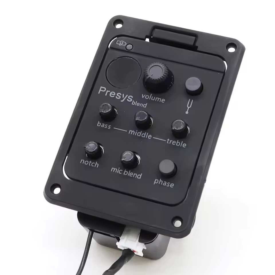 Musical Instrument Guitar - Fishman Presys ブレンド 301 ギターピックアップ用マイク付きアコースティックギタープリアンプ EQ