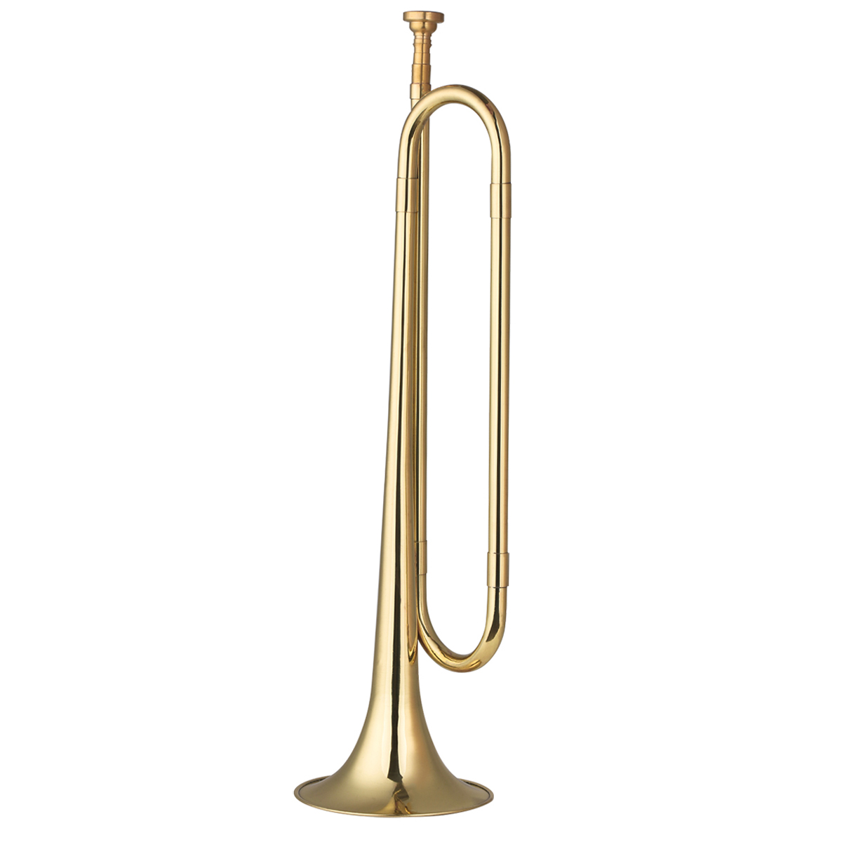 Musical Instrument Cornet - 金メッキ真鍮cブグルコールトランペット、初心者用マウスピース付きスカバーリホーン、18.7