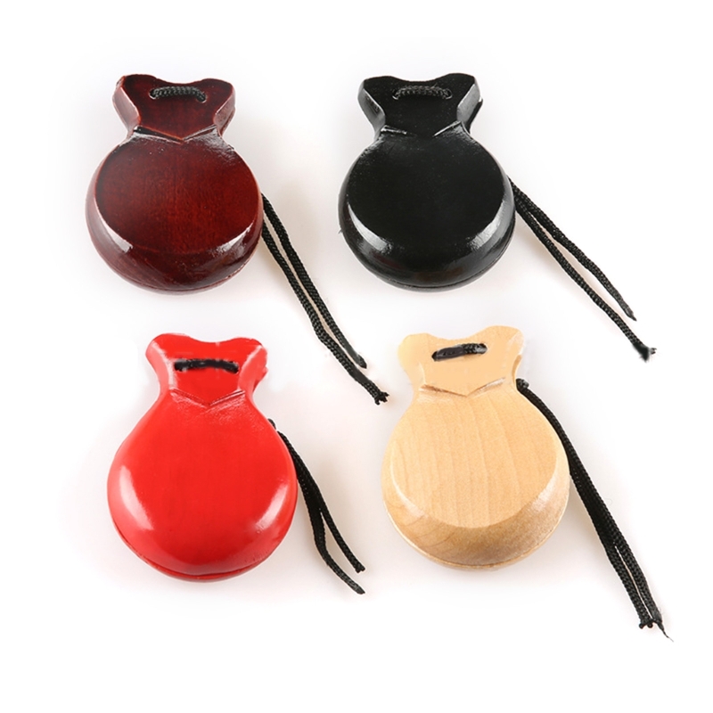 Castanet Flamenco - 伝統的なスペインの木製ジャンバー,2ピース,文字列,フラメンコダンス,ハンドクラッパー,ロフ楽器