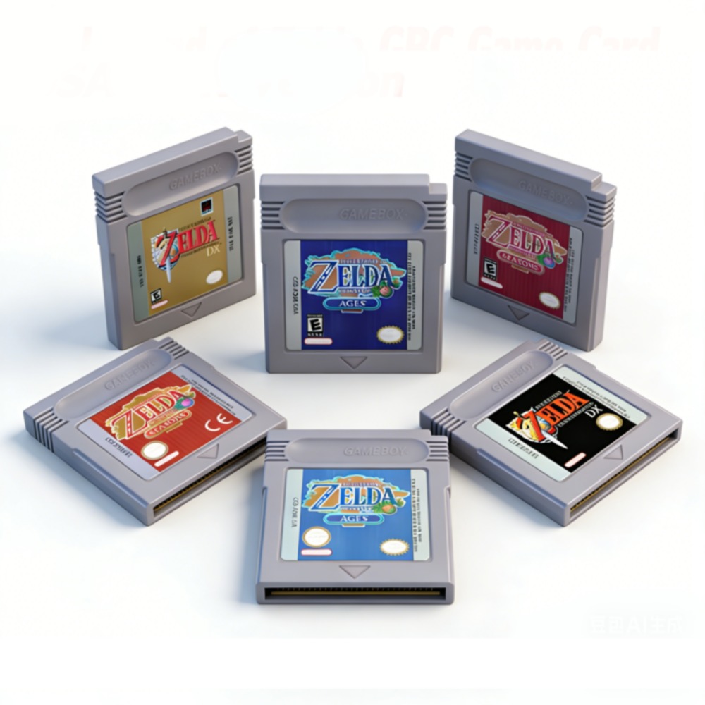 Musical Instrument Zelda - ゼルダ GBC カード 16 ビットビデオゲームカートリッジコンソールカードゲームボーイ用覚醒オラクルオブシーズーンズクラシックゲーム英語版