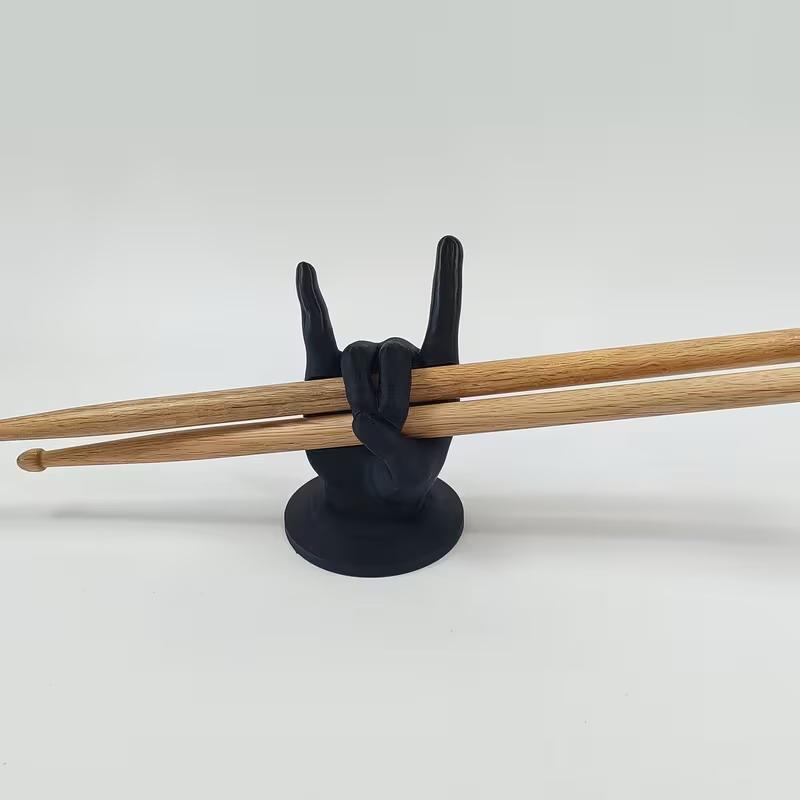 Djembe Hand Drum - クリエイティブロックハンドドラムスティックスタンドドラムスティックディスプレイスタンドラックマレットドラムスティックブラケット家の装飾面白いギフトドラマーのための