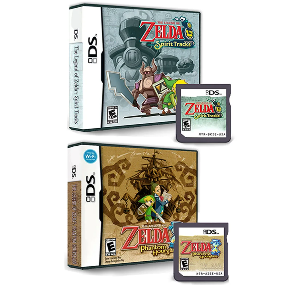Musical Instrument Zelda - 箱入りNDSゲームカード ゼルダの伝説 ファントム・アワーグラス/スピリット・トラックス USA版 (R4版) マニュアルなし