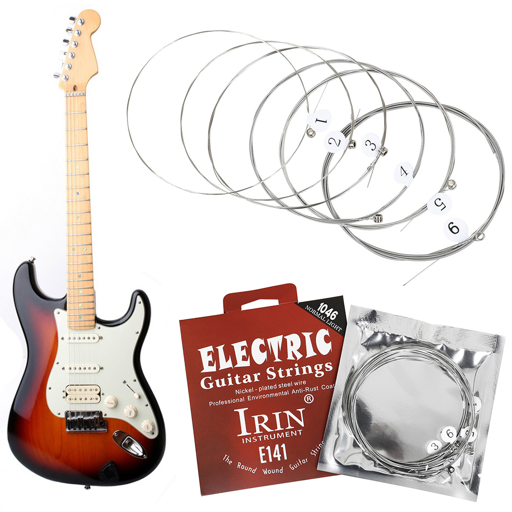Musical Instrument Set - 金属製エレキギター弦セット ニッケル合金ギター弦 楽器アクセサリー