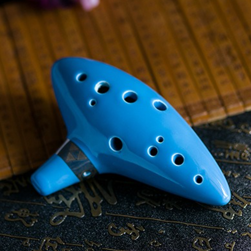 Musical Instrument Zelda - 12穴オカリナ アルトC調 ゼルダ伝説オカリナ プロフェッショナルサウンドヒーリング セラミックオカリナ ポータブルオルフ楽器