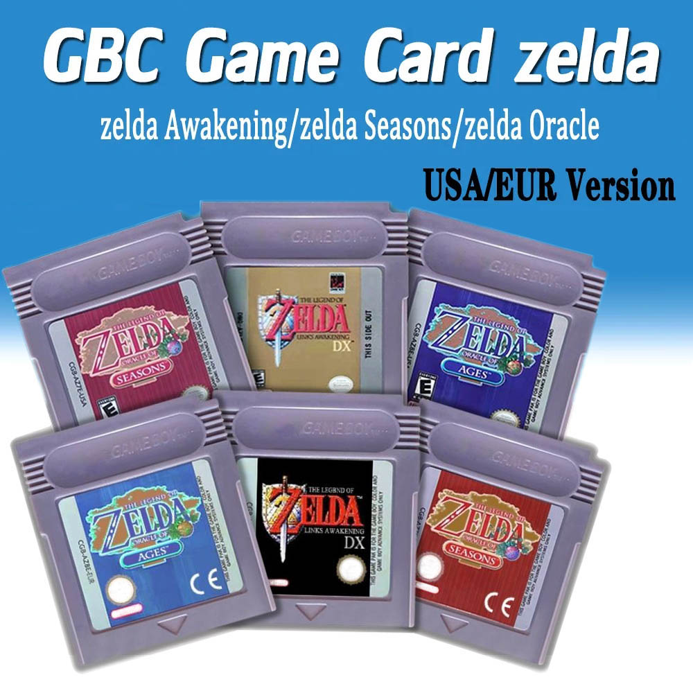 Musical Instrument Zelda - GBC ゲームカード ゼルダの伝説 16ビット ビデオゲーム カートリッジ