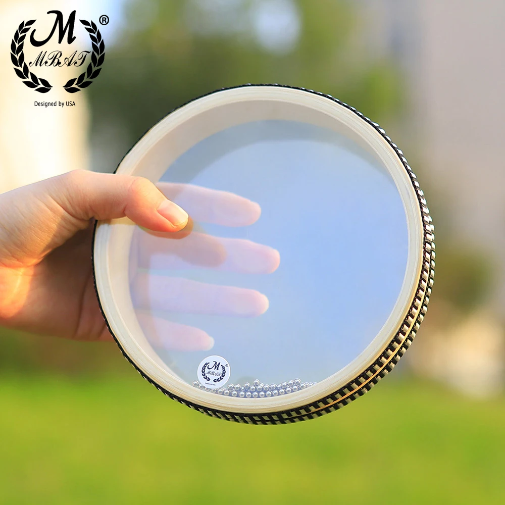 Djembe Hand Drum - Mバット-海の波ビーズ、優しい海の音、楽器、子供のパーセンタイルおもちゃ、赤ちゃんの早期学習
