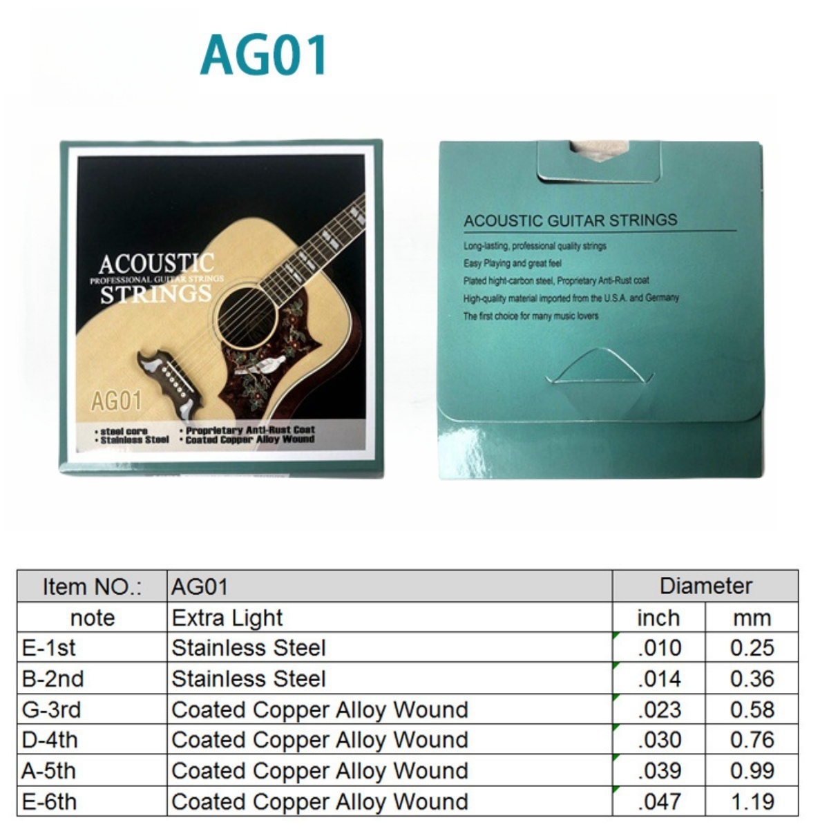Miwayer 1 セット/6 弦 AG01 アコースティッ - Musical Instrument Set のレビューと価格