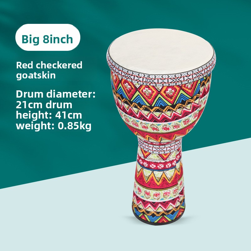 8インチのアフリカ産大型8ハンドドラム、PVCドラムボディ、 - Bongo Drum Set のレビューと価格