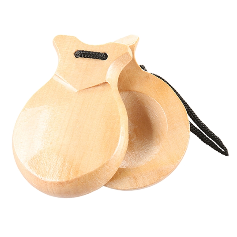 2 個木製スペインカスタネットフラメンコダンスカスタネット文 - Castanet Flamenco のレビューと価格