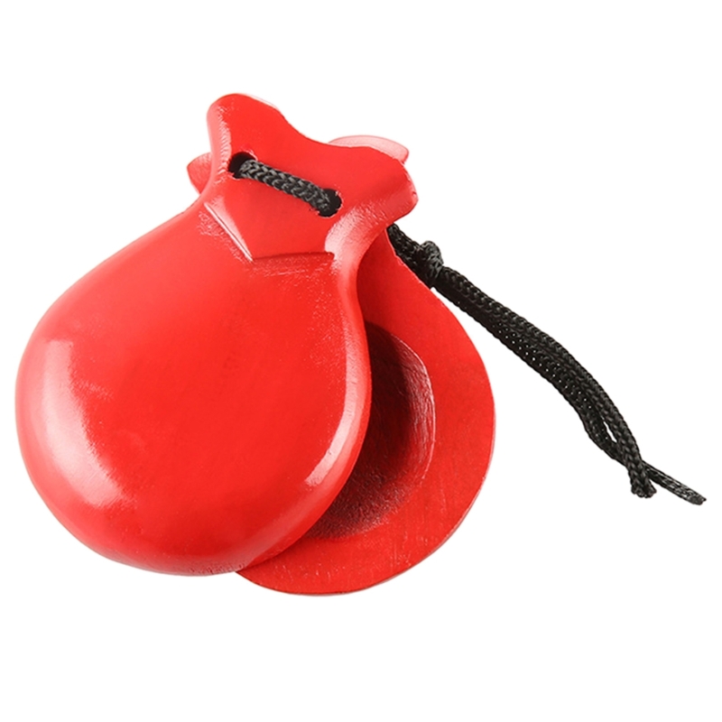 2 個木製スペインカスタネットフラメンコダンスカスタネット文 - Castanet Flamenco のレビューと価格