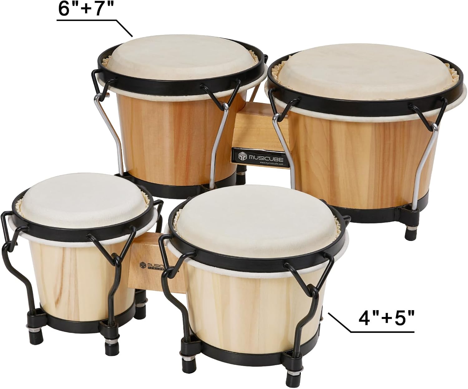 卸売価格 最高品質 4+5インチ 6+7インチ 6.5+7. - Bongo Drum Set のレビューと価格