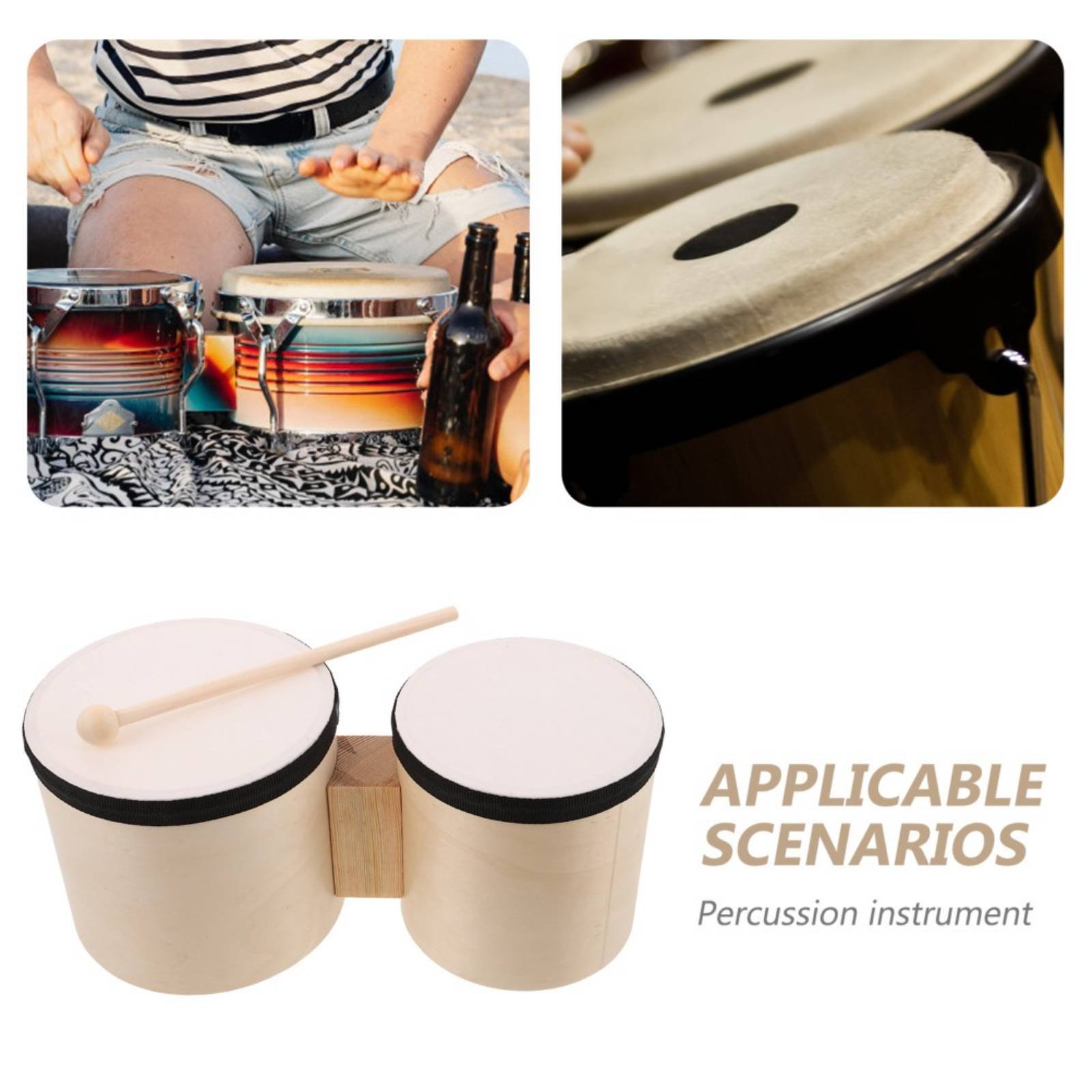 ボンゴドラムセット 簡単に学べるリズム楽器 ジョイントボンゴ - Bongo Drum Set のレビューと価格