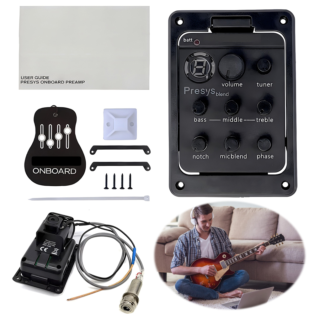 Fishman Presys ブレンド 301 ギターピック - Musical Instrument Guitar のレビューと価格