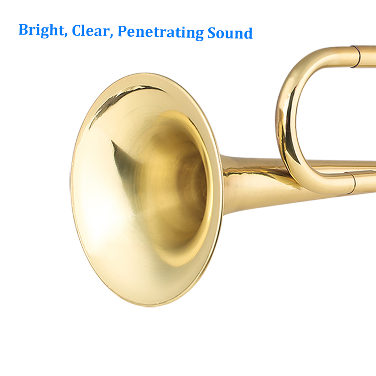 金メッキ真鍮cブグルコールトランペット、初心者用マウスピース - Musical Instrument Cornet のレビューと価格