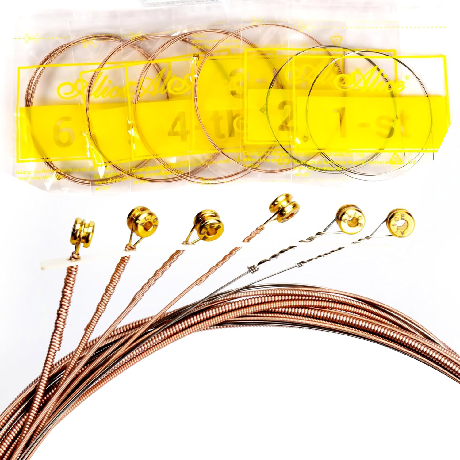 2/6 個セット高品質アコースティックギター弦銅弦 1-6  - Musical Instrument Set のレビューと価格