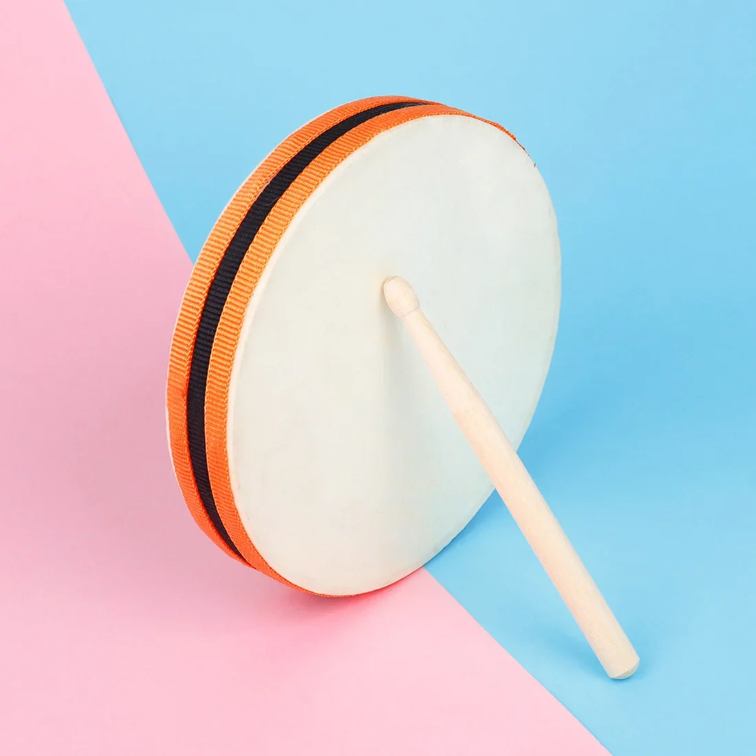 両面ハンドドラム音楽愛好家のためのベビーシープスキンハンドド - Djembe Hand Drum のレビューと価格
