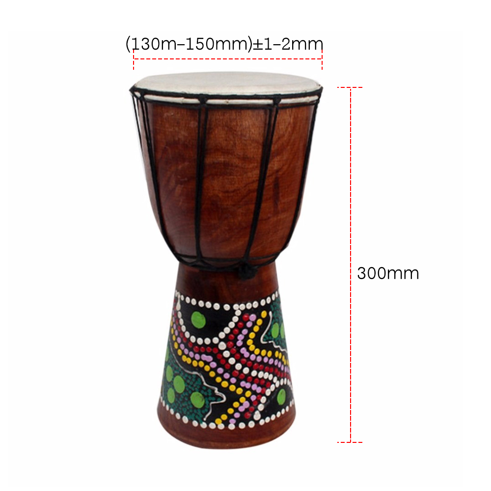 楽器用のアフリカの手彫りドラム、無垢材、ヤギの皮、伝統的なd - Djembe Hand Drum のレビューと価格