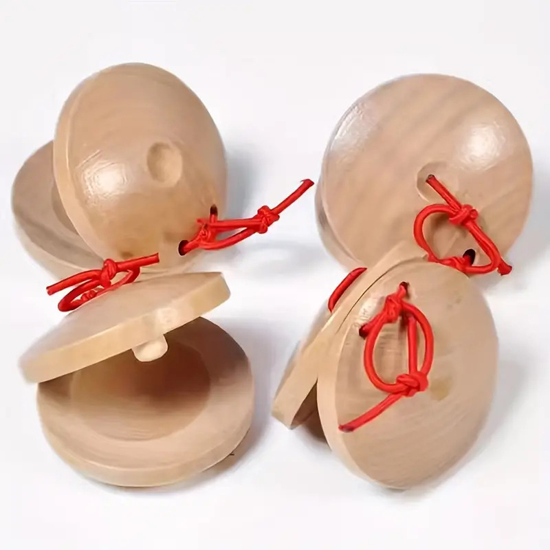 木製カスタネット木製パーカッションフラメンコ楽器子供幼児用お - Castanet Flamenco のレビューと価格