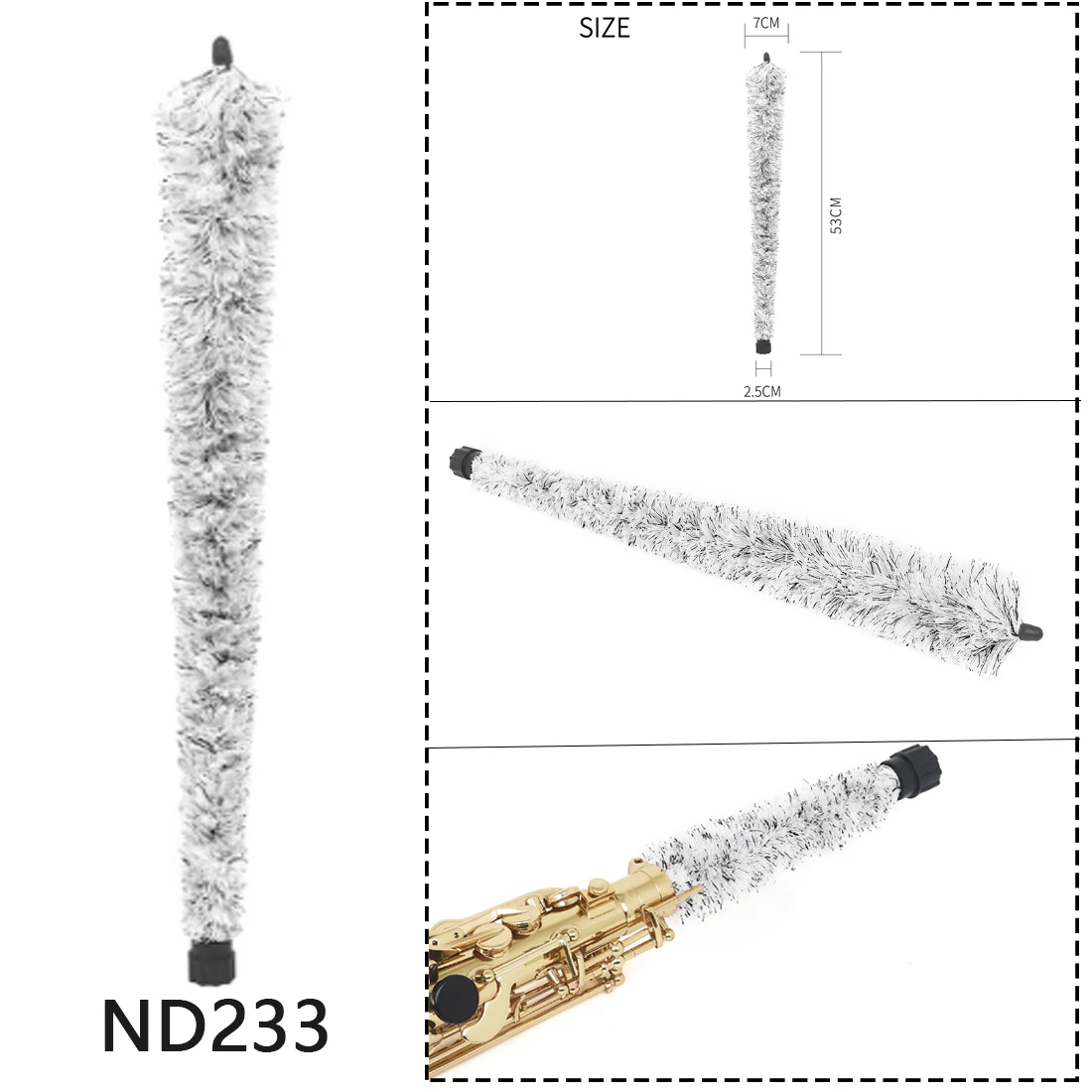 楽器洗浄ブラシ カラフルな楽器洗浄ツール サックス/クラリネ - Musical Instrument Cornet のレビューと価格
