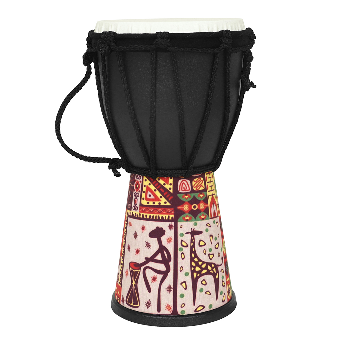 4インチのアフリカハンドドラム – ABSキャビティヘッドハ - Djembe Hand Drum のレビューと価格