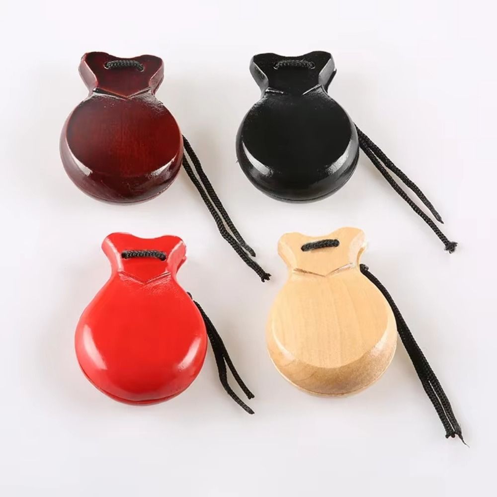 木製スペインカスタネット伝統的なハンドクラッパーフラメンコダ - Castanet Flamenco のレビューと価格