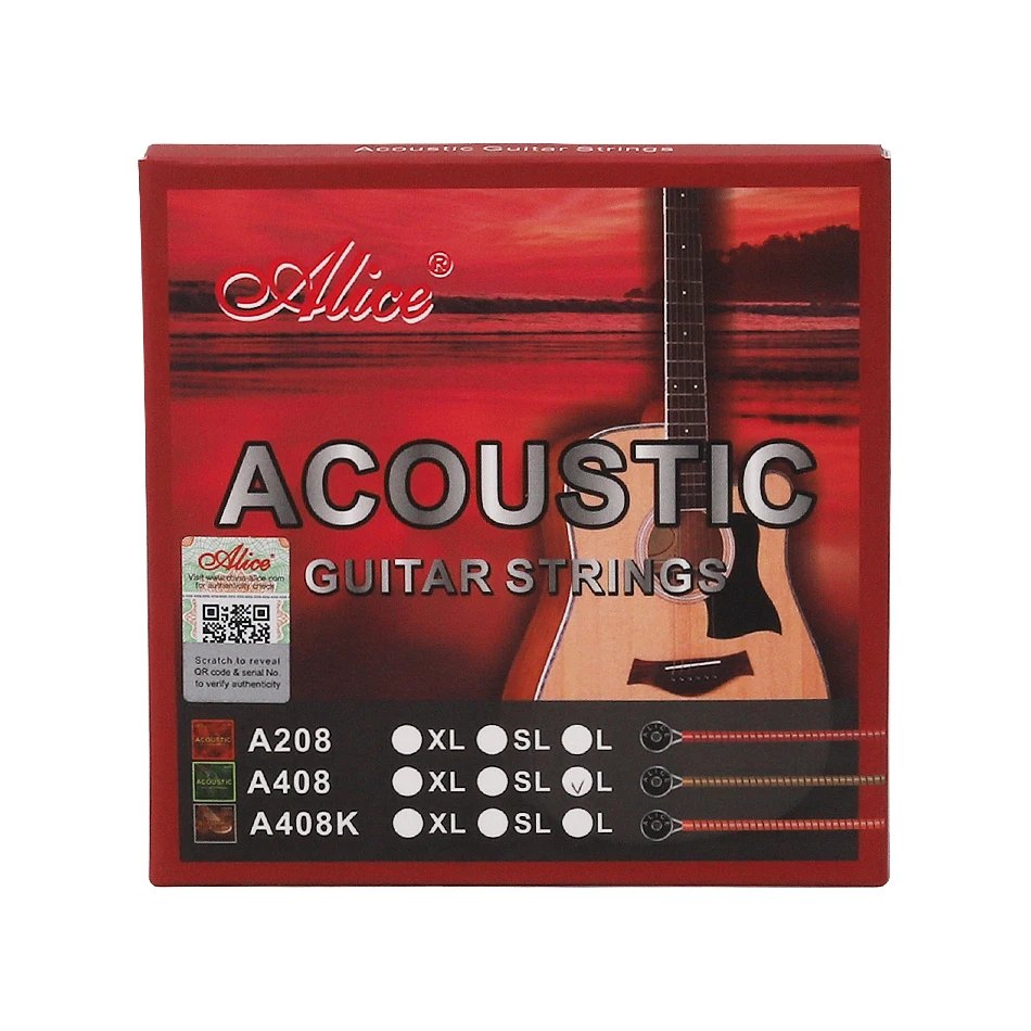 アリス-アコースティックギターa408弦,完全なセット,軽量 - Musical Instrument Set のレビューと価格