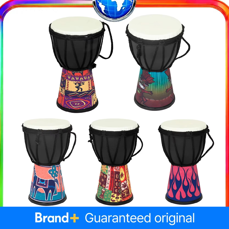 4インチのアフリカンドラム、ABSドラムキャビティ、ポータブ - Djembe Hand Drum のレビューと価格