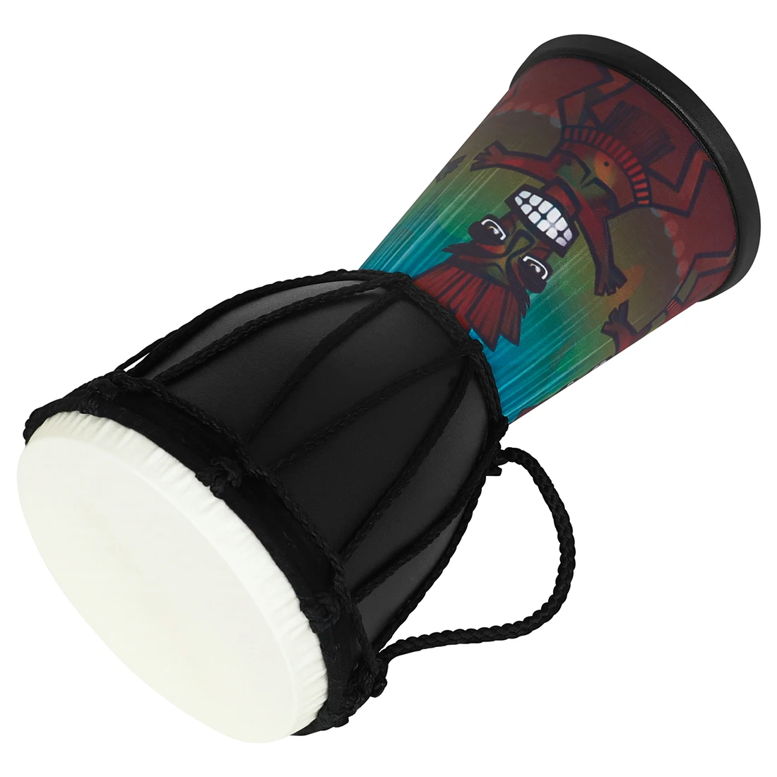 4インチのアフリカンドラム、ABSドラムキャビティ、ポータブ - Djembe Hand Drum のレビューと価格