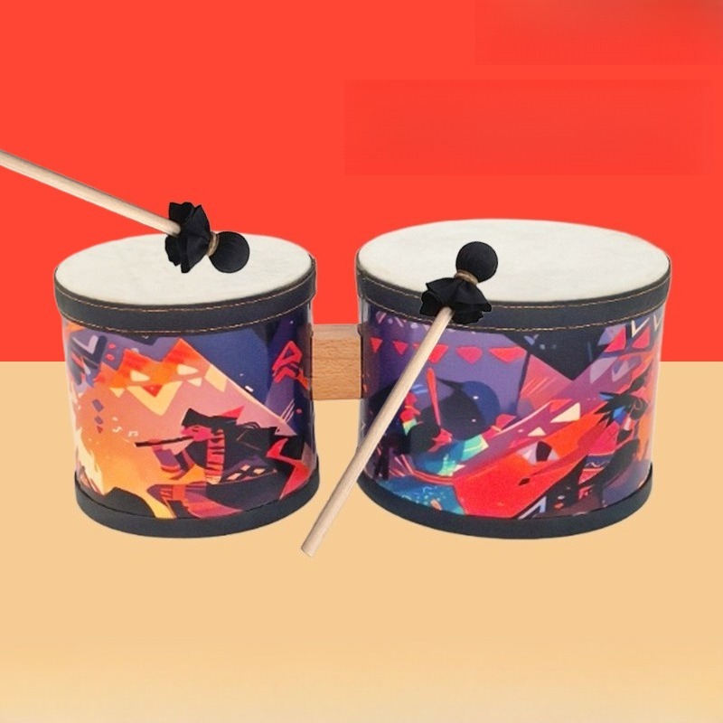 子供用ボンゴドラムセット、プロ初心者練習用ボンゴドラム、アフ - Bongo Drum Set のレビューと価格