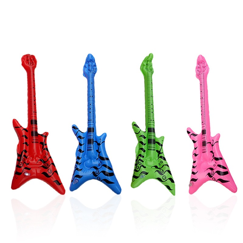 1 個インフレータブルロック楽器子供の写真の小道具音楽コンサ - Musical Instrument Photo のレビューと価格