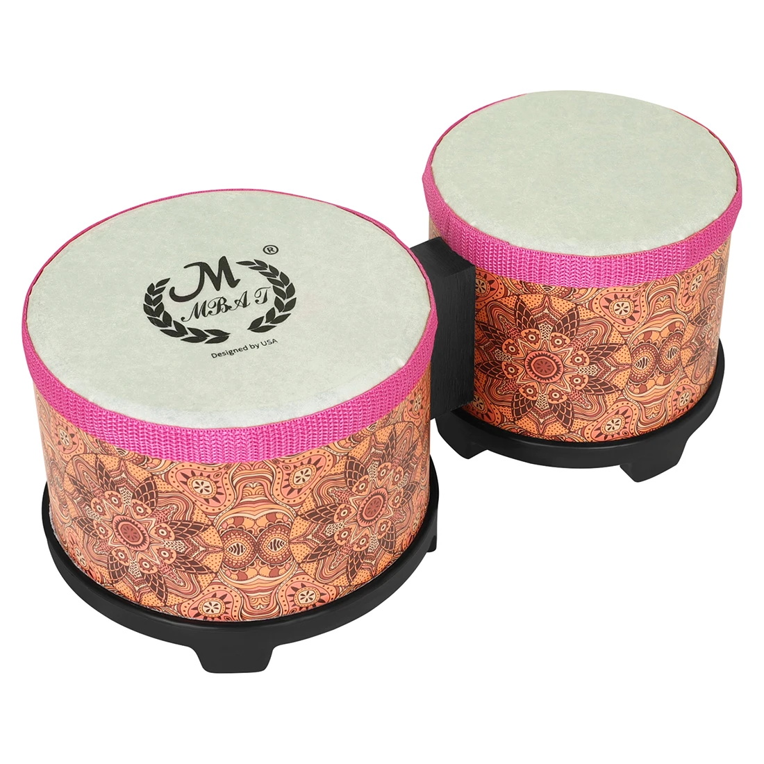 M MBAT ボンゴドラム 5 インチと 6 インチのボンゴ - Bongo Drum Set のレビューと価格