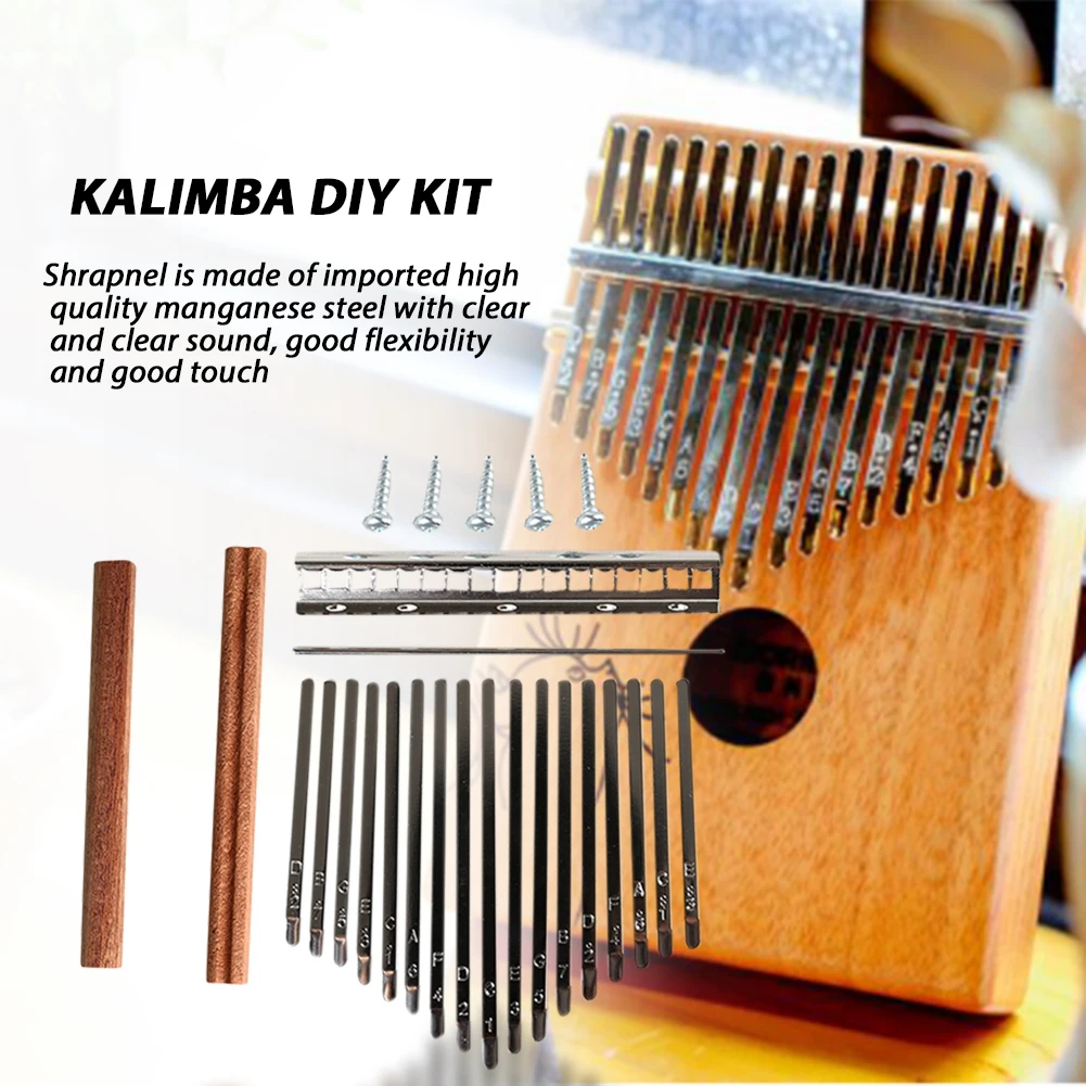 DIY 17 トーンカリンバキーティンセットムビラ親指ピアノ - Musical Instrument Set のレビューと価格