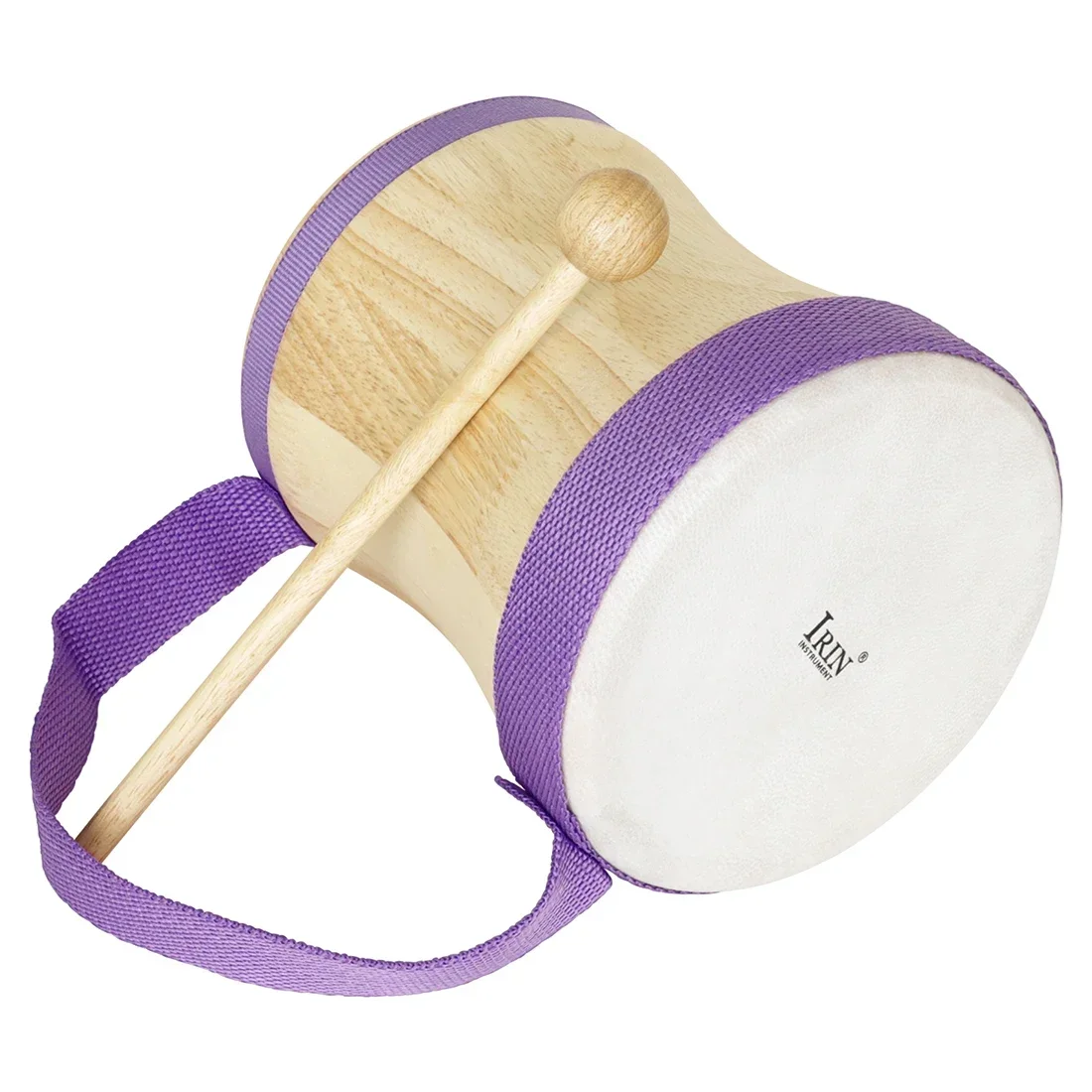 ハンドル付きのプロの木製シープスキンドラム,スティック付きド - Musical Instrument From India のレビューと価格