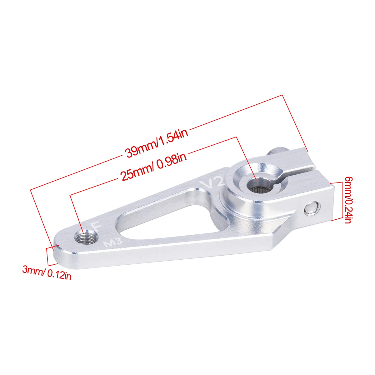 39mm M3 7075アルミニウム製25Tサーボホーンアー - Musical Instrument Trumpet のレビューと価格