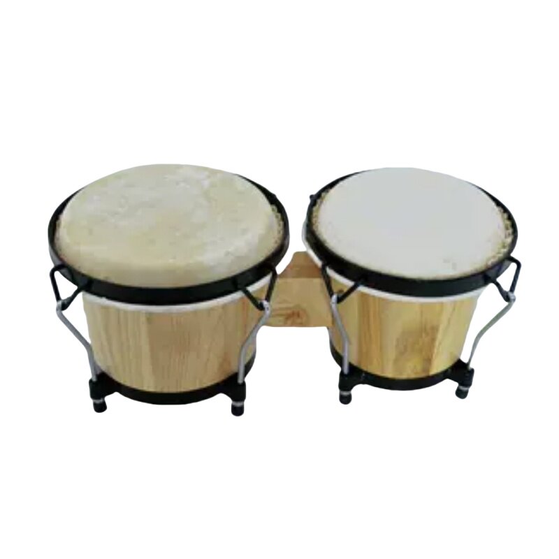直径7インチ、9インチの一体型タンバリンボンゴドラム、セット - Bongo Drum Set のレビューと価格