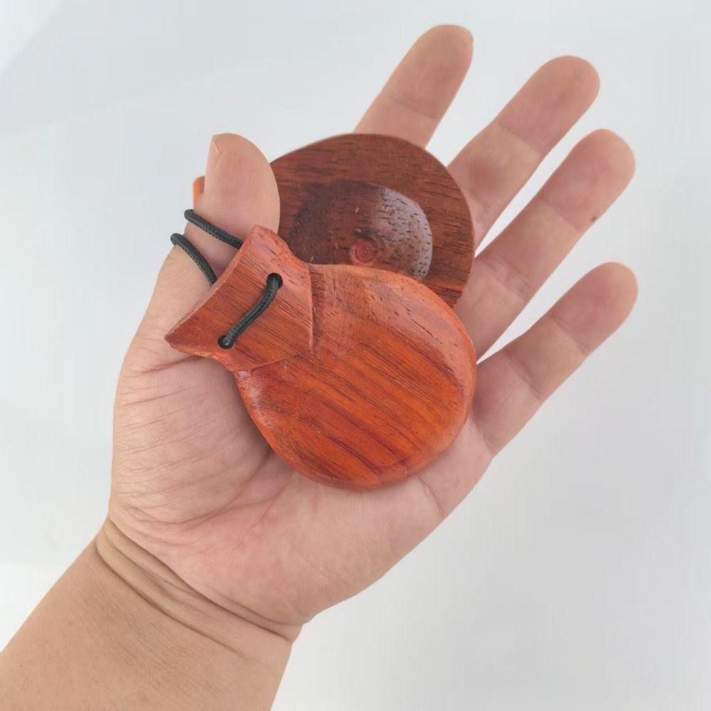 オルフパーカッション木製カスタネット 伝統的なデザインの弦付 - Castanet Flamenco のレビューと価格
