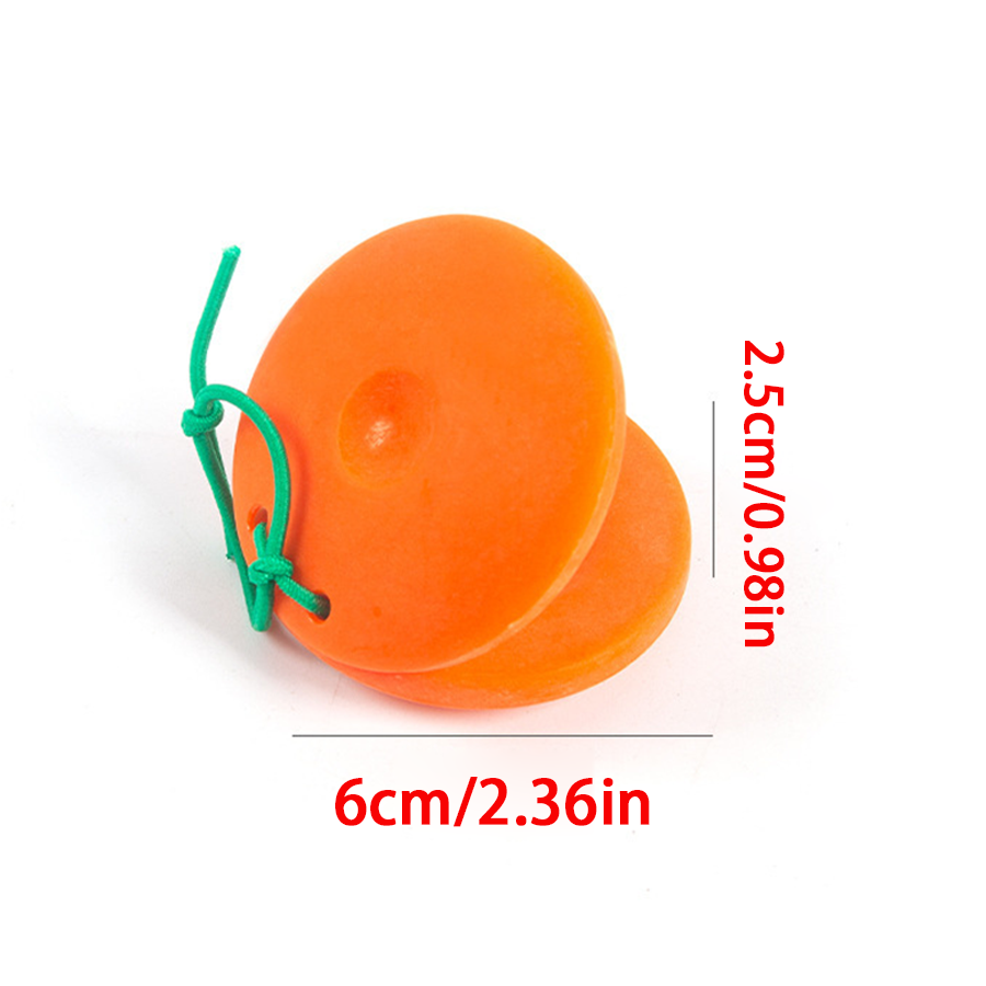3 個木製カスタネットオルフ打楽器フィンガーアレグロ音楽リズ - Castanet Flamenco のレビューと価格