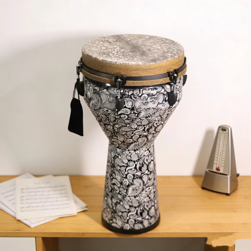 12インチ エコフレンドリー 木製 ジェンベ ハンドパーカッ - Djembe Hand Drum のレビューと価格