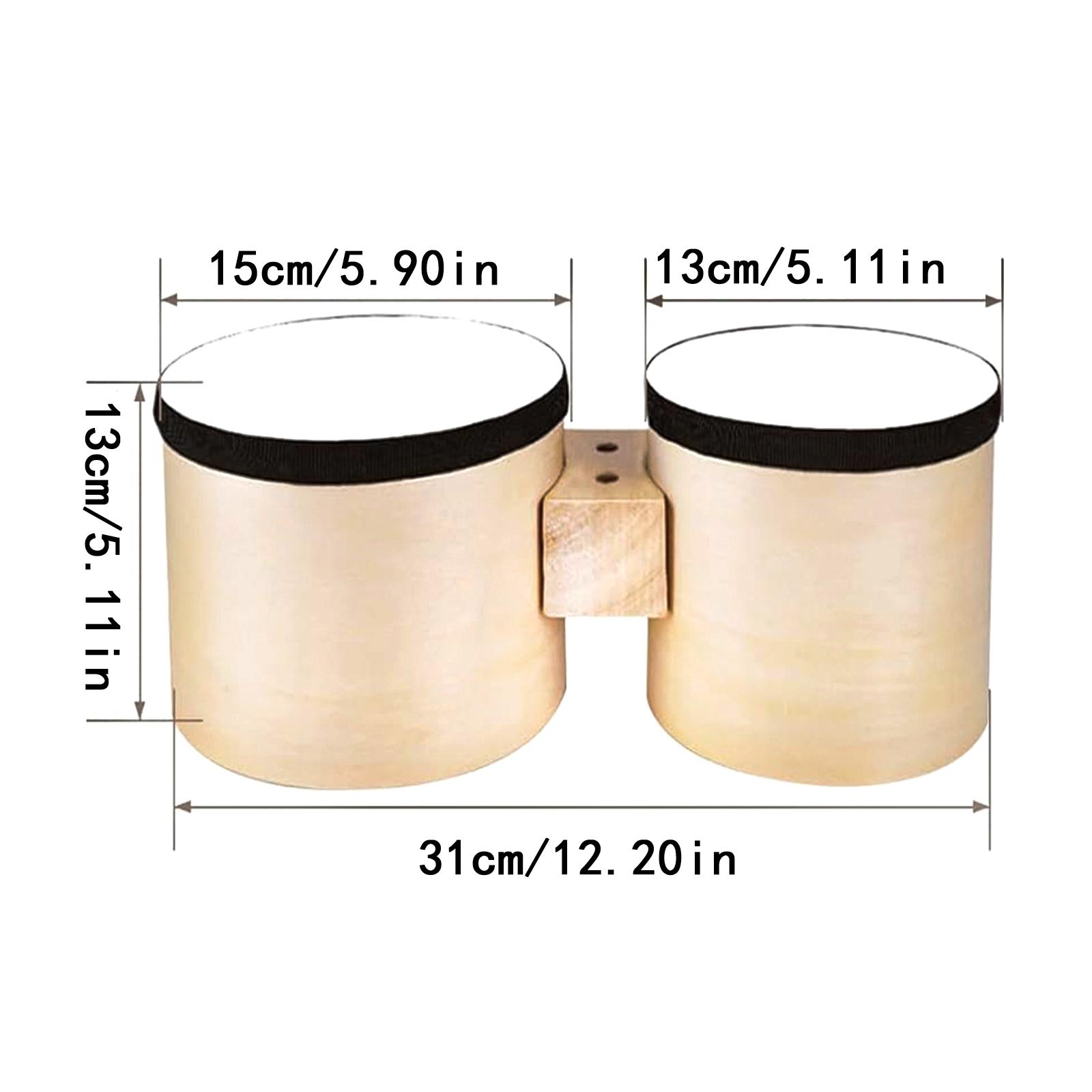 ミニボンゴドラム練習セット ハンドドラム楽器 アコースティッ - Bongo Drum Set のレビューと価格